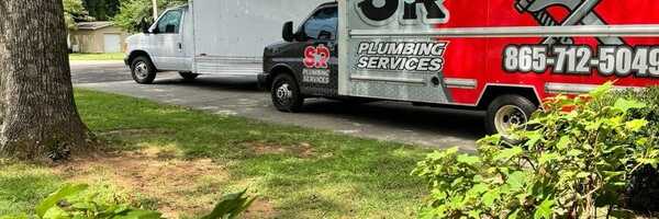SR Plumbing Services trucks in East Tennessee